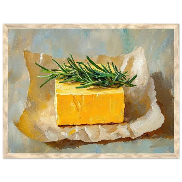 Irish Butter And Rosemary Oil Painting Print