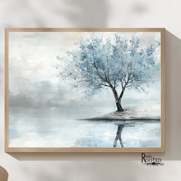 Abstract Tree Artwork, Modern Farmhouse Art Print