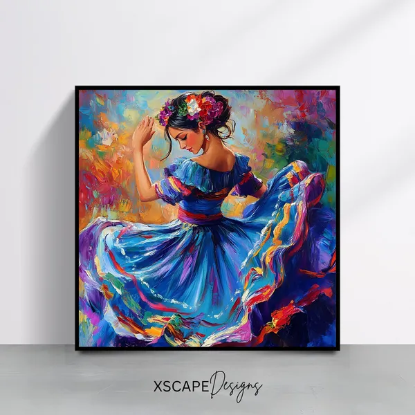Mexican Folklore Cultural Dance Poster