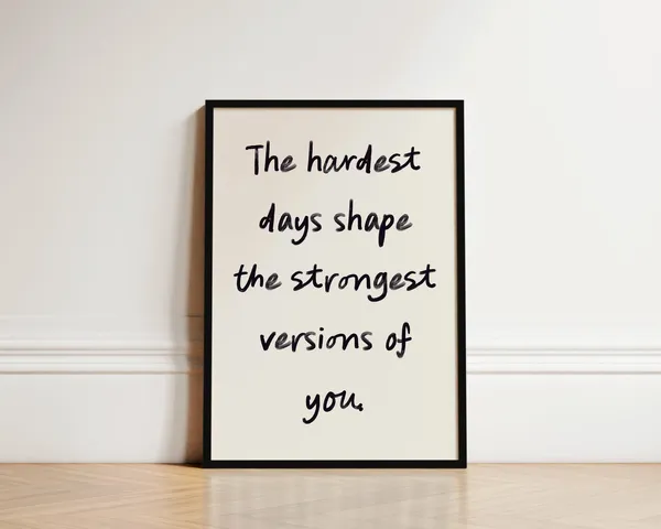 Motivational Quotes Inspirational Wall Art Print