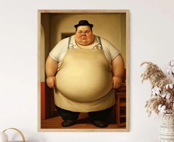 Chefs Full Flavor Body Positive Humorous Art Print