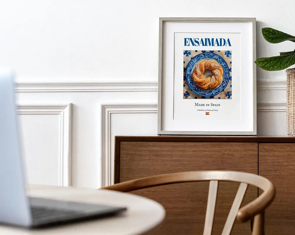 Ensaimada Traditional Spanish Cuisine Kitchen Art Print - Image 4