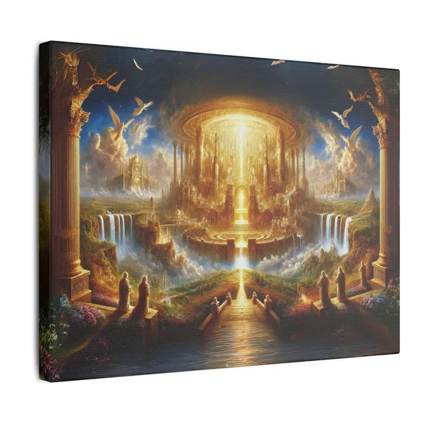 New Jerusalem Biblical Heaven Art Print, Christian Prophecy