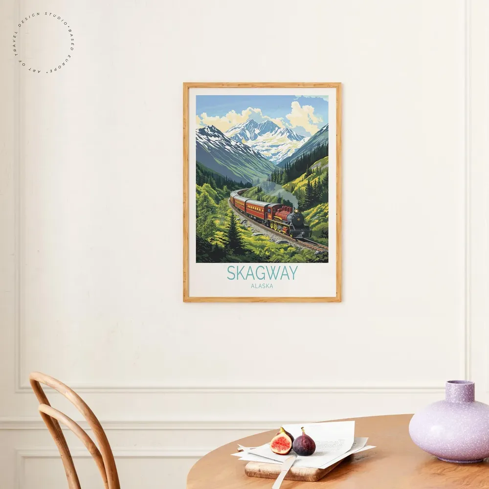 Skagway Alaska Home Decor Wall Art Print - Image 4