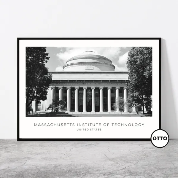 MIT Travel Poster, Massachusetts Institute of Technology