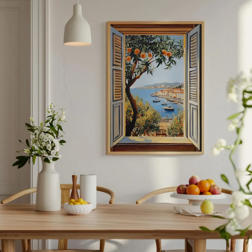 Open Window by Henri Matisse, Mediterranean View - Image 3
