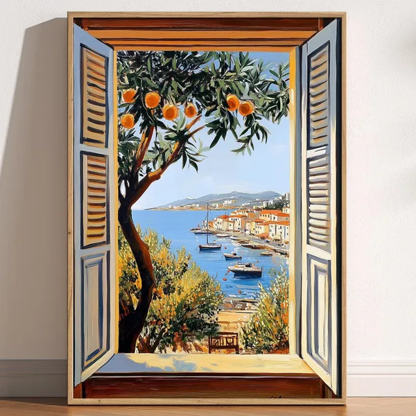 Open Window by Henri Matisse, Mediterranean View