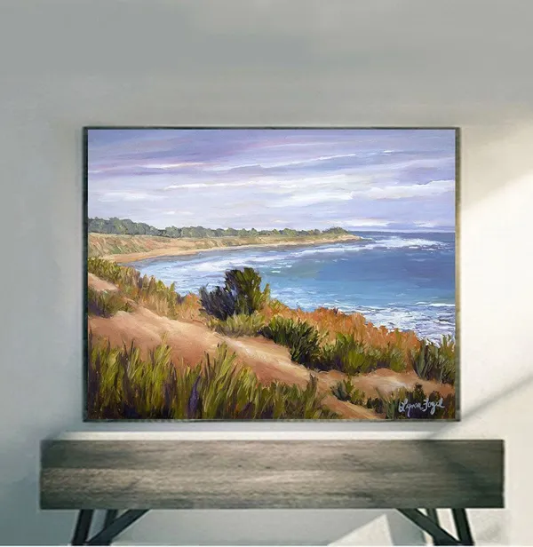 Goleta Coastal Art Print, California Ocean Decor