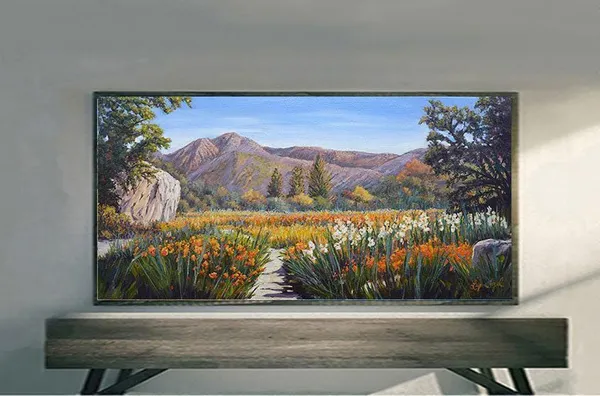 Santa Barbara Botanical Garden Art Print, Landscape