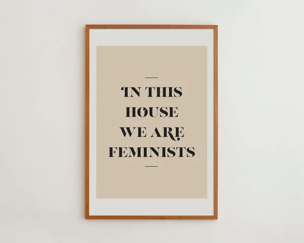 Feminist Motivational Typography Art Print