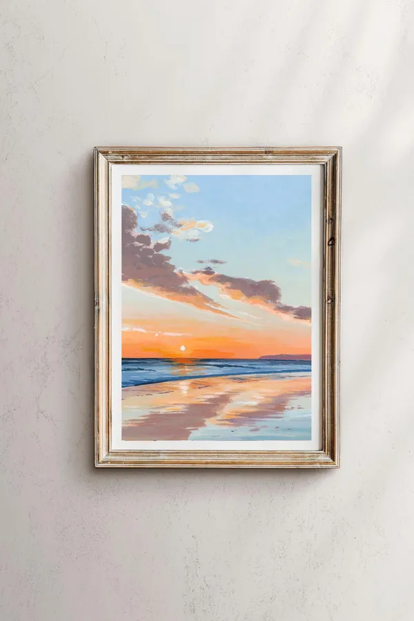 San Clemente Beach Art Print, California Landscape