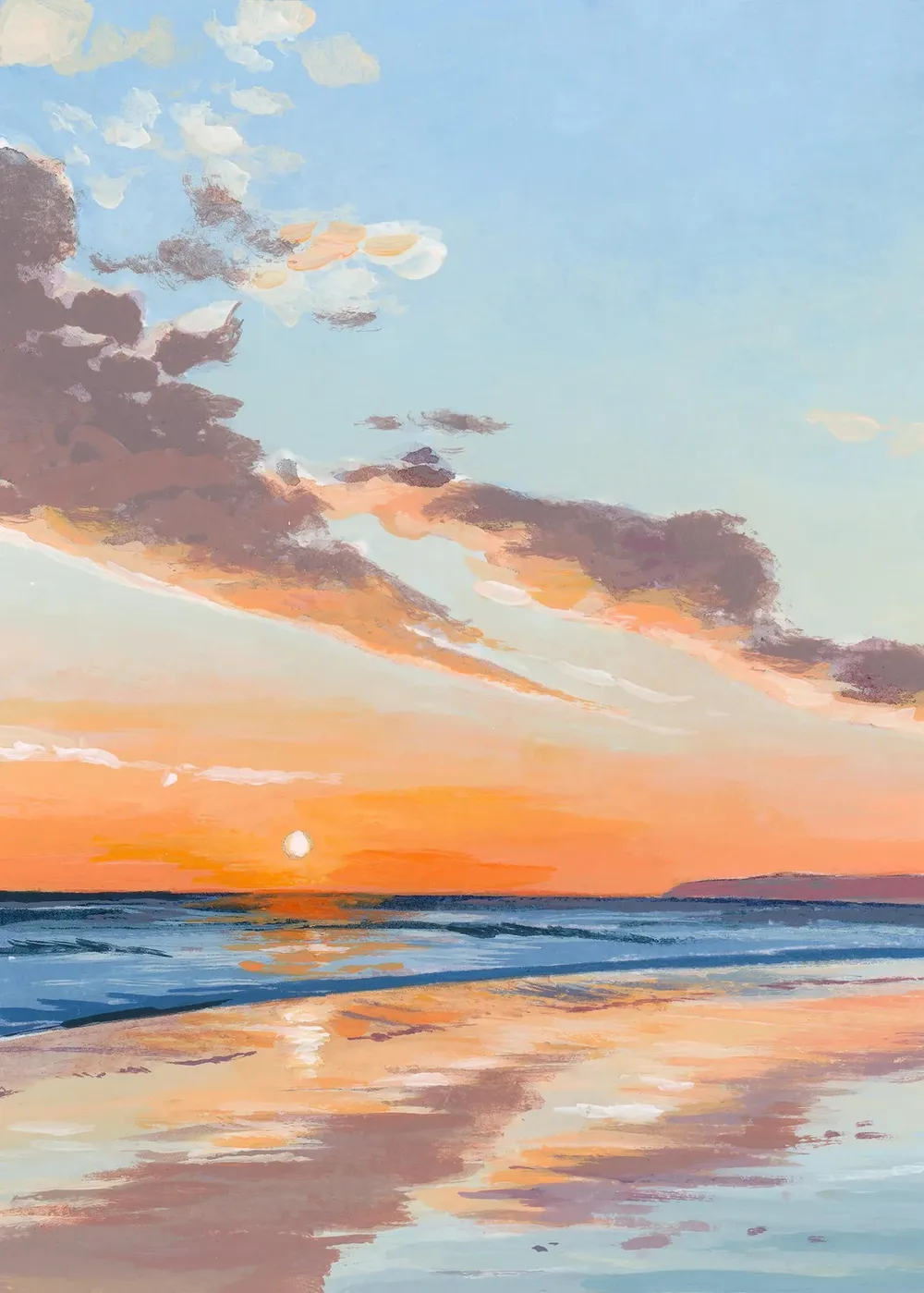 San Clemente Beach Art Print, California Landscape - Image 2