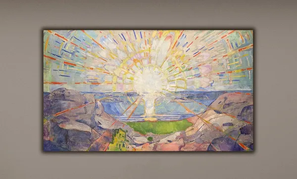 Edvard Munch The Sun Art Print, Expressionism