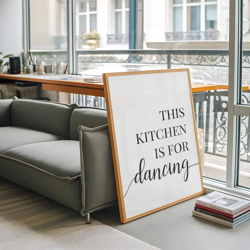 This Kitchen Is For Dancing Art Print - Image 3