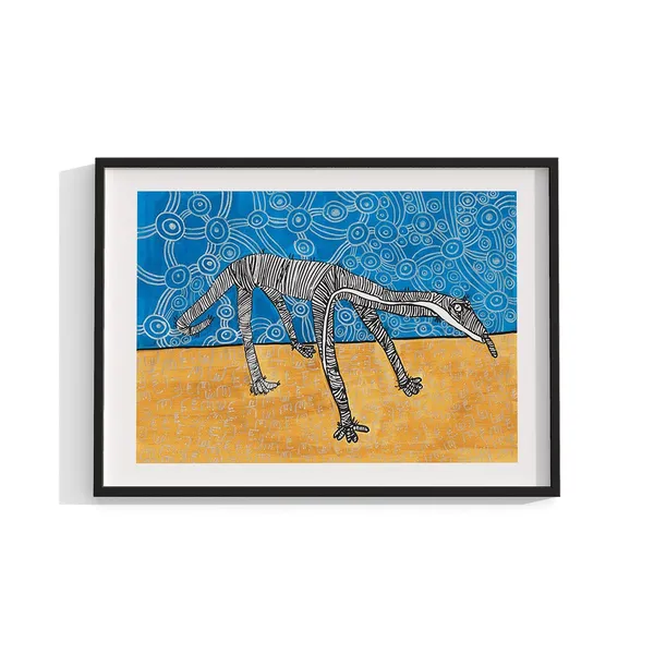 Aboriginal Indigenous Art Print, Kids Room Decor