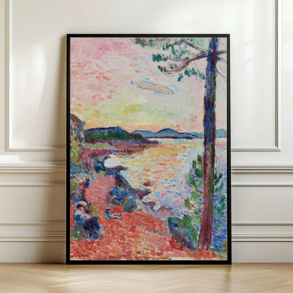 Henri Matisse-Inspired Abstract Landscape Art Print