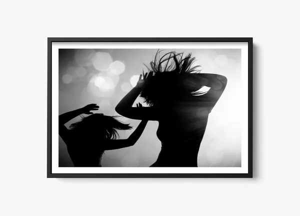Girls Dancing Photo, Whimsical Wall Art Print