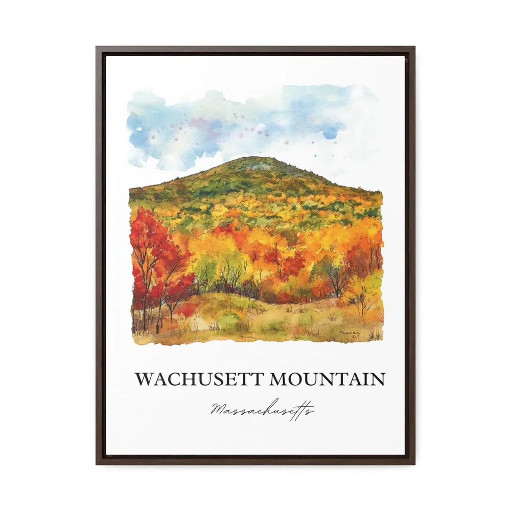Wachusett Mountain Travel Poster, Westminster MA - Image 2