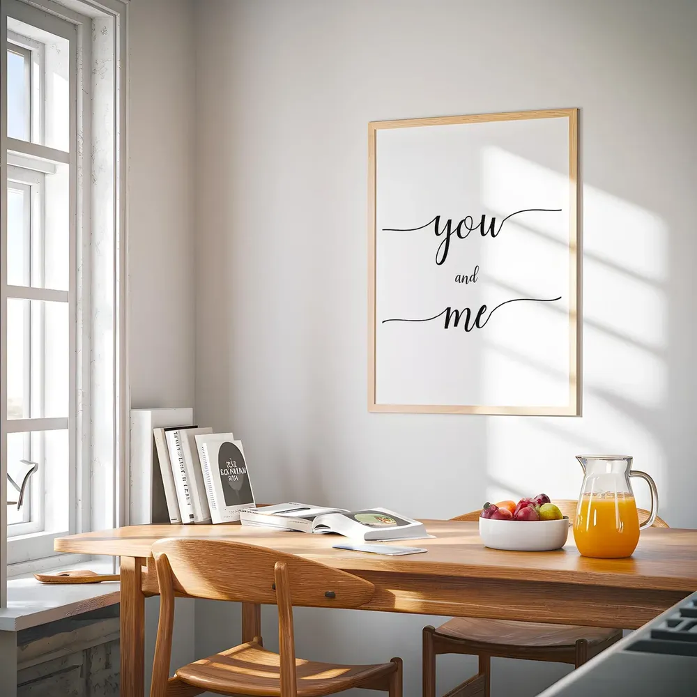 You And Me Bedroom Decor Art Print - Image 3