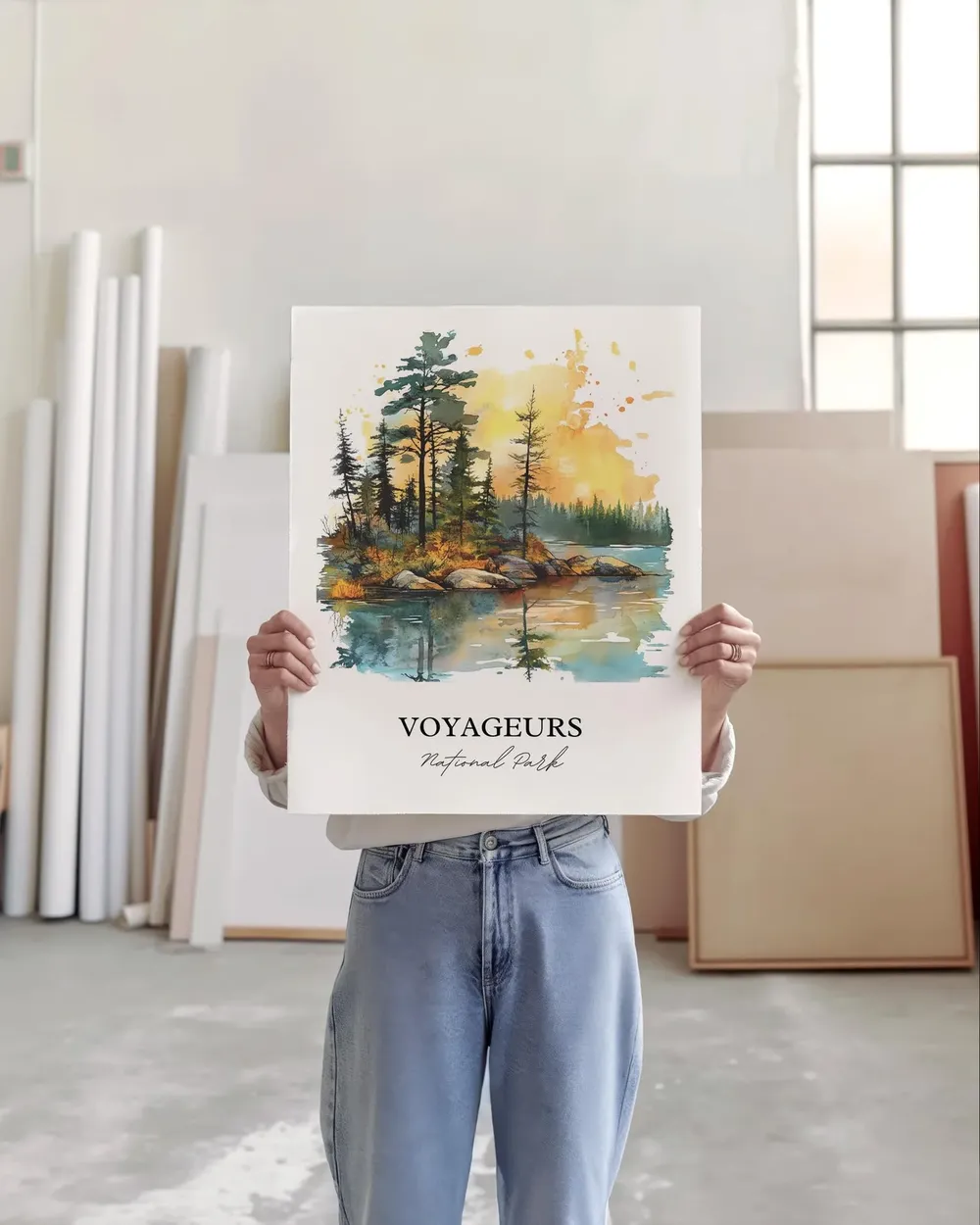 Voyageurs National Park Travel Poster, Minnesota - Image 3