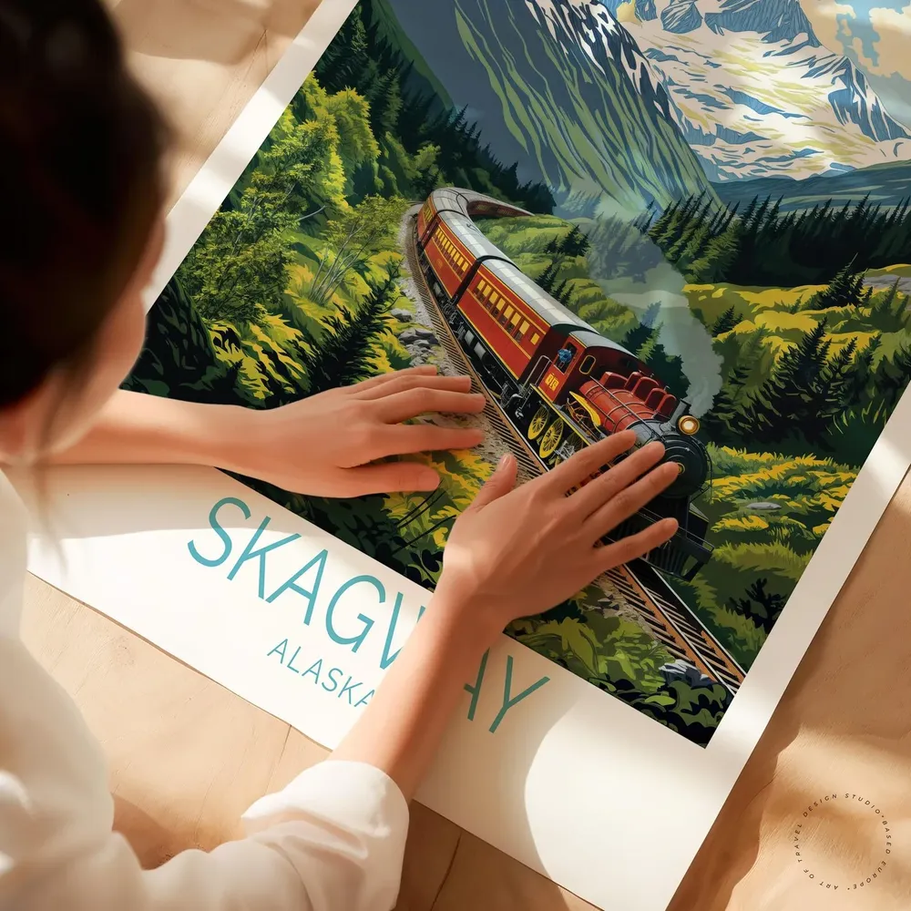 Skagway Alaska Home Decor Wall Art Print - Image 3