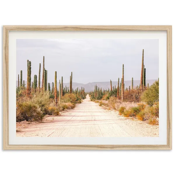 Desert Print, Southwest Baja Coastal Cowgirl Art Print