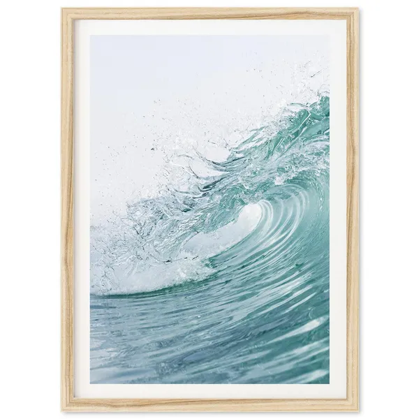 Ocean Wave Fine Art Art Print, Coastal Decor