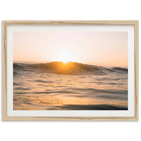 San Diego Sunset Ocean Travel Poster