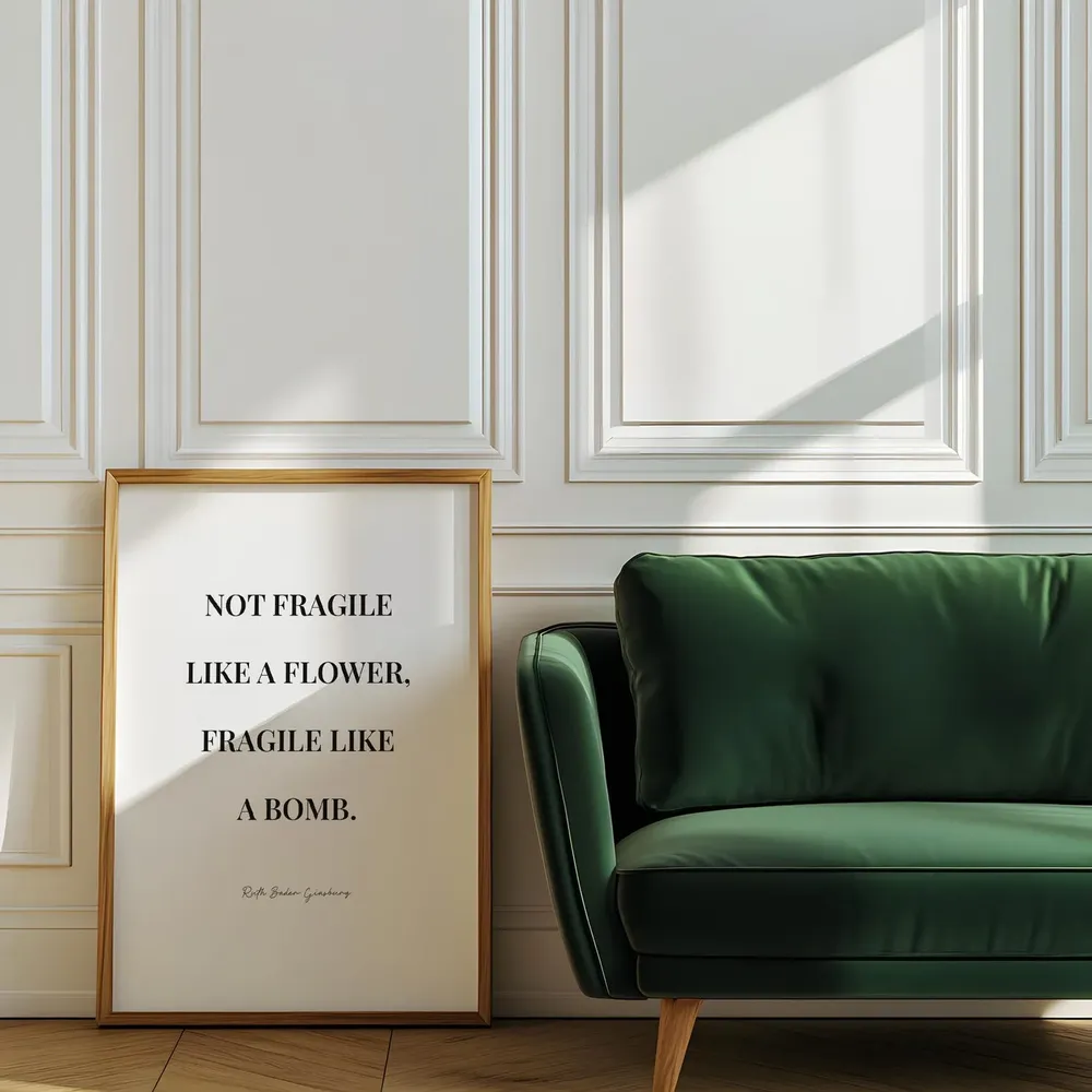 Ruth Bader Ginsburg Feminist Art Print, Empowerment - Image 2
