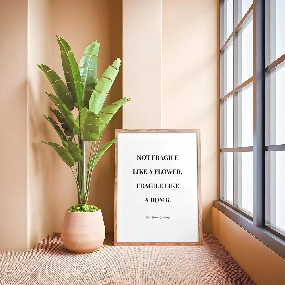 Ruth Bader Ginsburg Feminist Art Print, Empowerment - Image 6