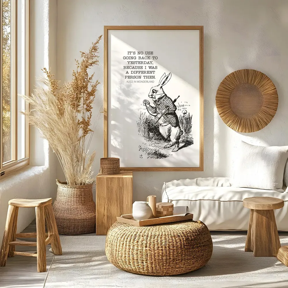 Alice In Wonderland Art Print, Book Page Decor - Image 5