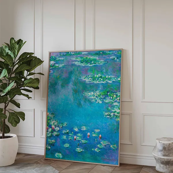 Claude Monet Water Lilies, Vintage French Art Print