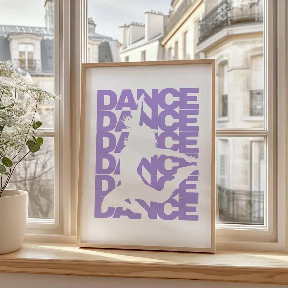 Preppy Dance Poster, Trendy Studio Wall Art - Image 2