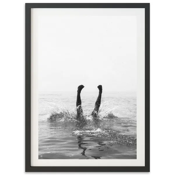 Coastal Beach Photography Vintage Art Print