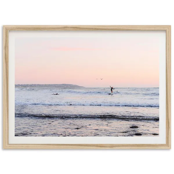 San Diego Beach Photography, Vintage Coastal Art Print