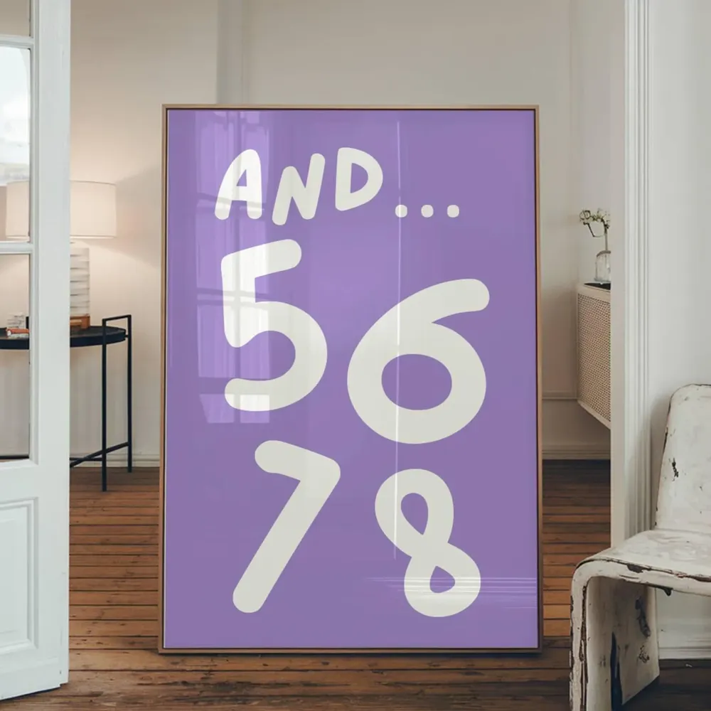 And 5678 Dance Poster Print, Broadway Studio Decor