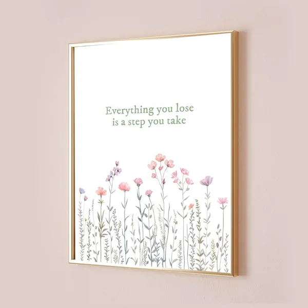 You're On Your Own, Kid Taylor Lyric Art Print