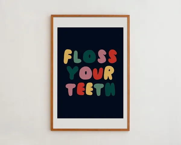 Kids Bathroom Hygiene Poster, Funny Self-Care Rules