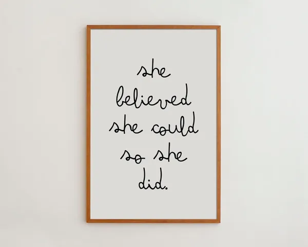 Feminist Art Print, Girl Power Typography