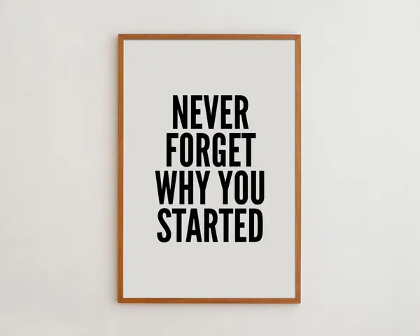Motivational Quote Print, Black And White Typography