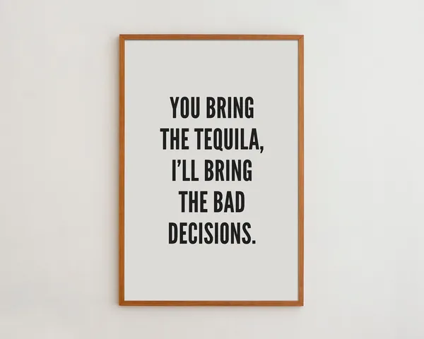 Black And White Typography Print, Minimal Quote Art