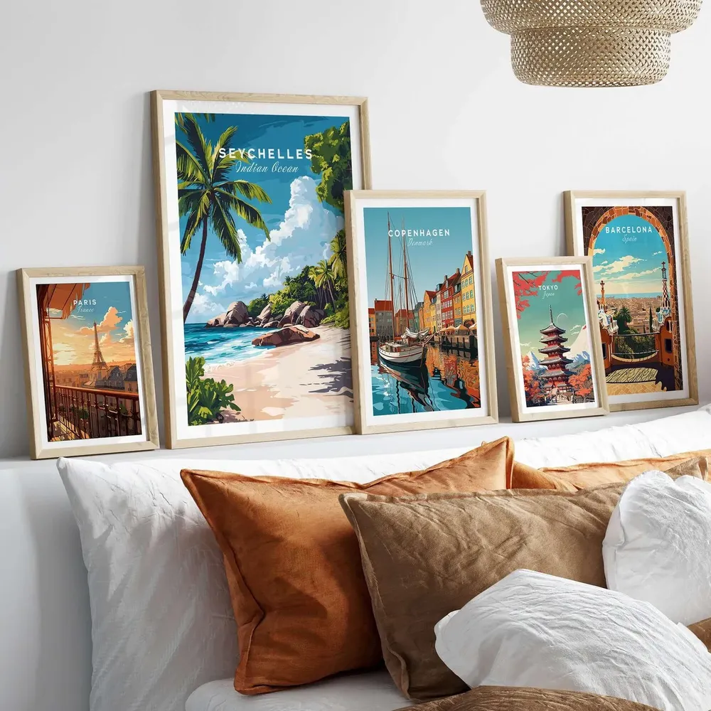 Seychelles Beach - Coastal Wall Art - Image 3