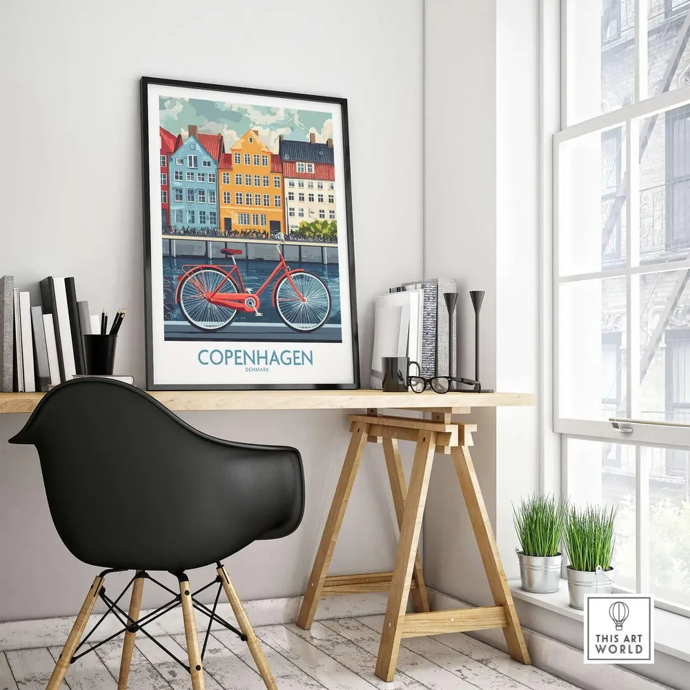 Copenhagen - Denmark Travel Art - Image 4