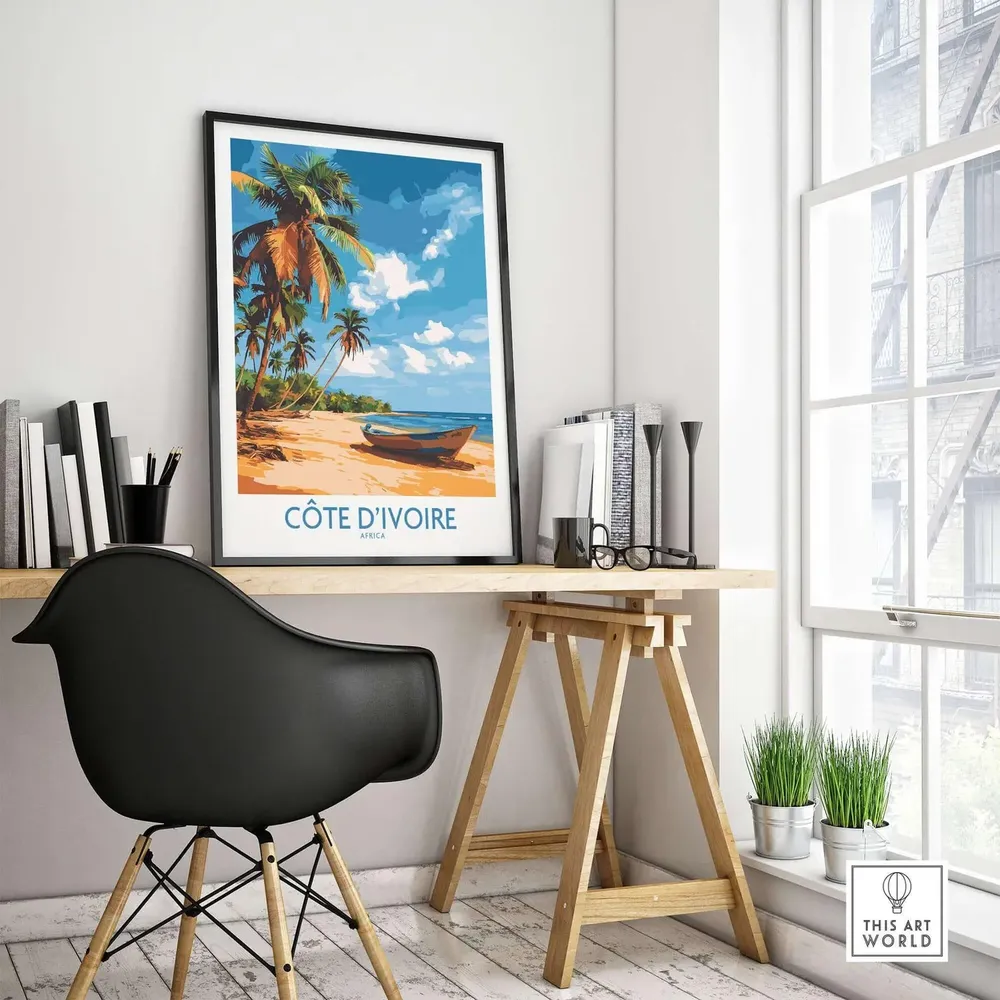 Cte Divoire Poster Print, Home Decor Artwork - Image 4