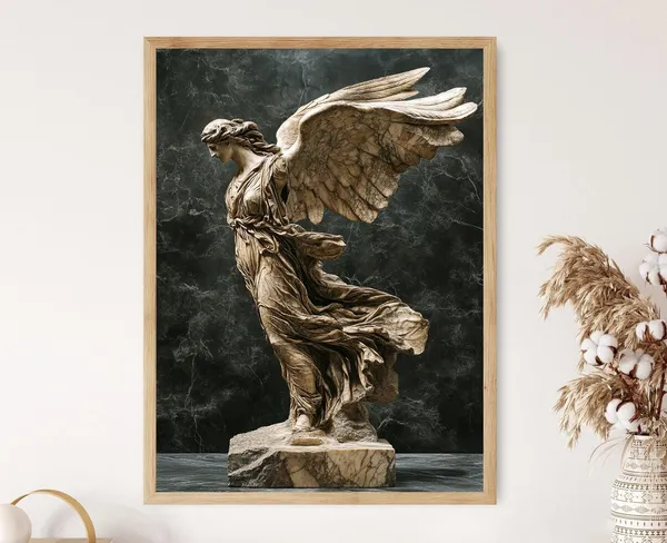 Winged Victory Of Samothrace Hellenistic Art Print
