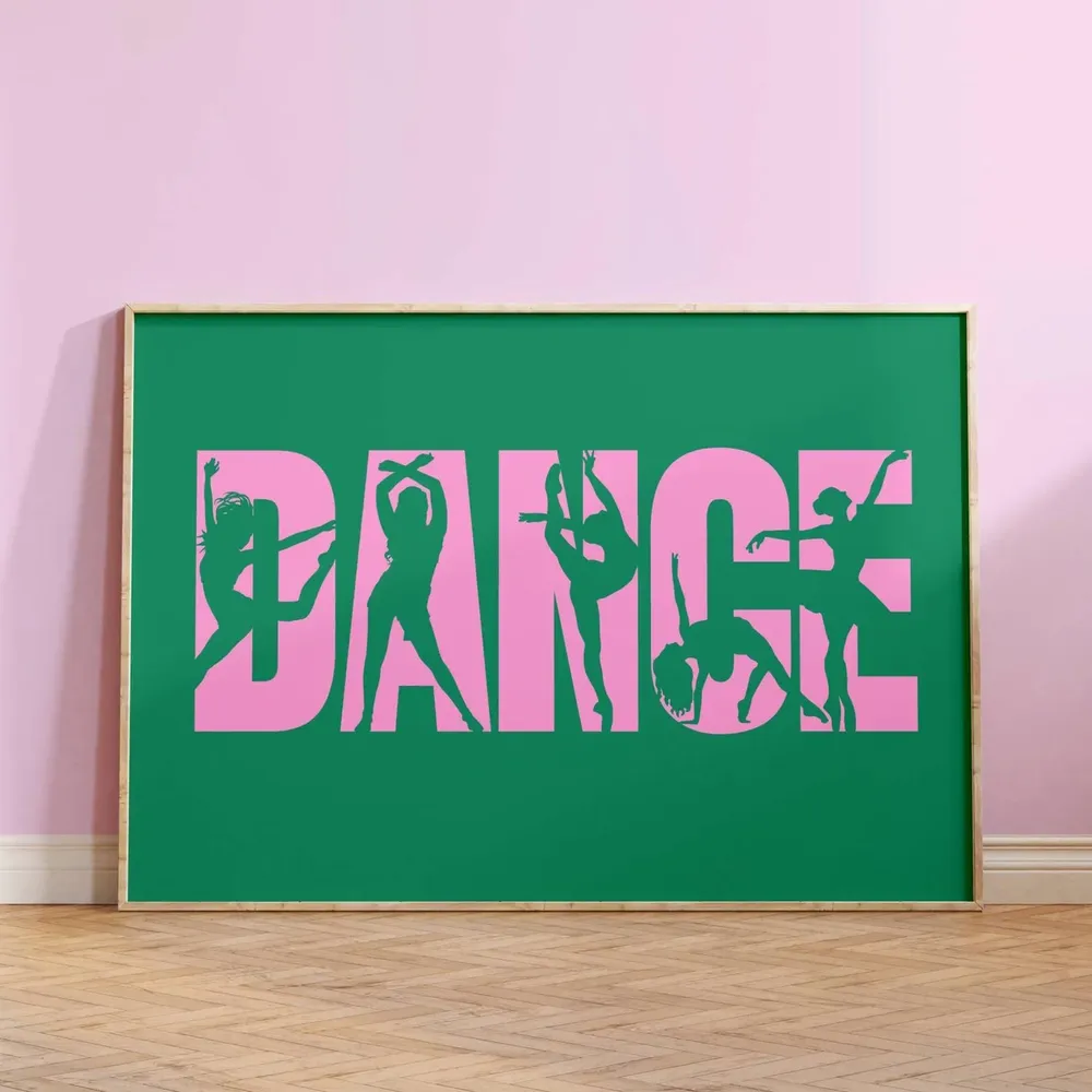 Preppy Dance Poster, Musical Theatre Art Print
