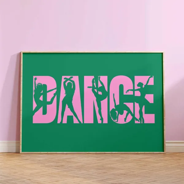 Preppy Dance Poster, Musical Theatre Art Print