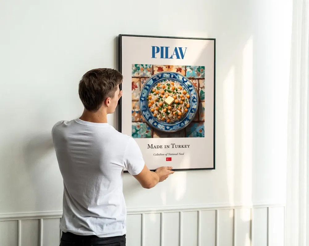 Pilav Traditional Turkish Food Dining Room Art Print - Image 3