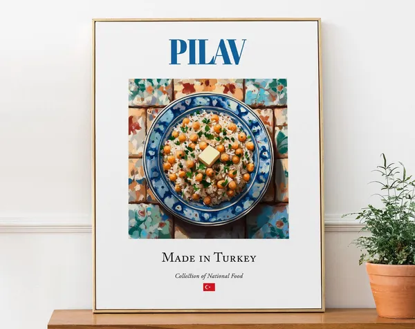 Pilav Traditional Turkish Food Dining Room Art Print