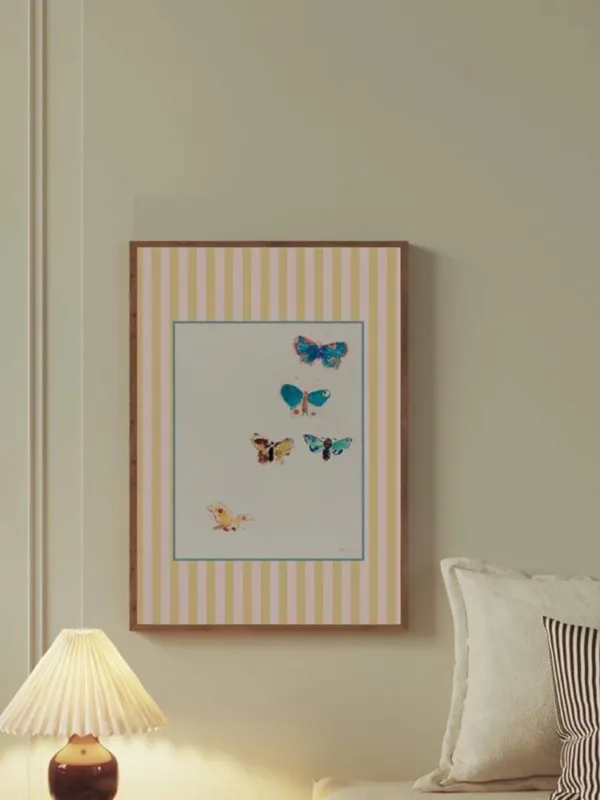 Floral Posters Set of 15, Pink Blue Art Prints